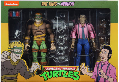 Teenage Mutant Ninja Turtles Cartoon Series 7 Inch Action Figure 2-Pack Exclusive - Rat King & Vernon