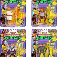 Teenage Mutant Ninja Turtles 4 Inch Action Figure Classic Movie Star 4-Pack - (Splinter - Rahzar - Foot Soldier - Super Shredder) Bundle