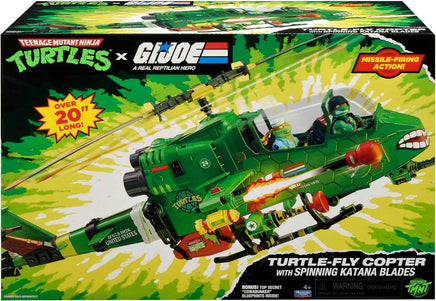 Teenage Mutant Ninja Turtles G.I. Joe 4 Inch Scale Vehicle Figure - Turtle-Fly Copter
