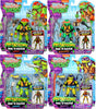 Teenage Mutant Ninja Turtles 4.5 Inch Action Figure Mix N Match Wave 2 - Set of 4 (Leo - Donatello - Mikey - Raphael)