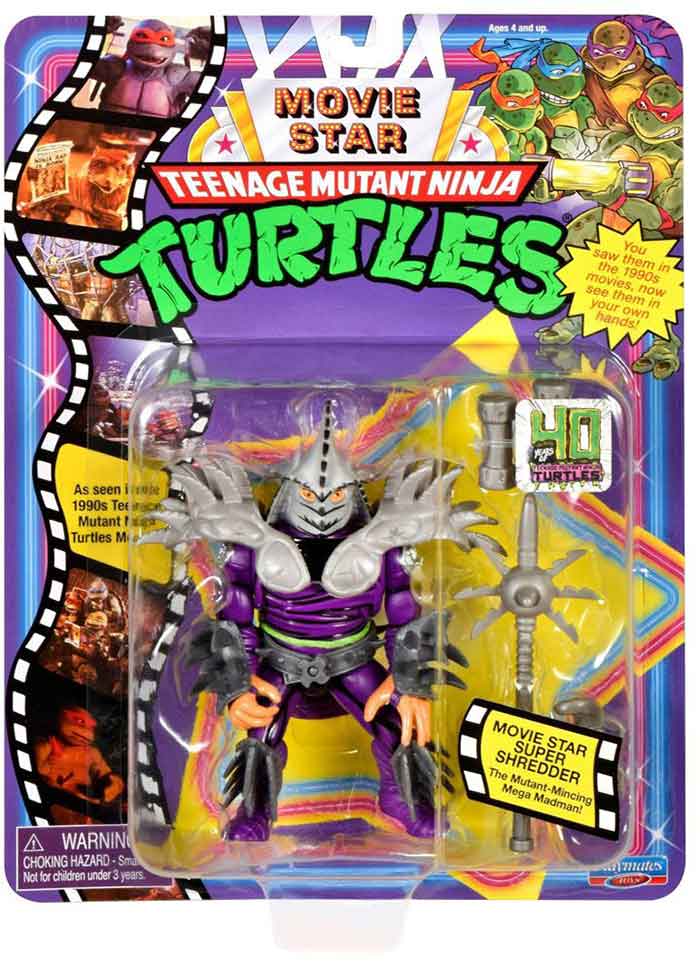 Teenage Mutant Ninja Turtles 4.5 Inch Action Figure Movie Star - Super  Shredder