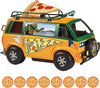Teenage Mutant Ninja Turtles 5 Inch Scale Vehicle Figure Mutant Mayhem - Pizzafire Van