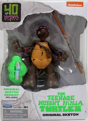 Teenage Mutant Ninja Turtles 5 Inch Action Figure Original Sketch - Donatello