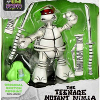 Teenage Mutant Ninja Turtles 4.5 Inch Action Figure Original Sketch - Leonardo Black & White