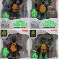 Teenage Mutant Ninja Turtles 5 Inch Action Figure Original Sketch - Set of 4