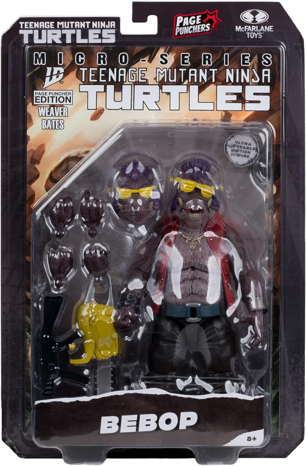 Teenage Mutant Ninja Turtles 5 Inch Action Figure Page Punchers