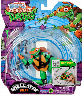 Teenage Mutant Ninja Turtles Shell Spin 5 Inch Action Figure - Mikey (Michelangelo)
