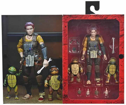 Teenage Mutant Ninja Turtles The Last Ronin 7 Inch Action Figure Lost Years Ultimate - Grammy April with Yi & Moja