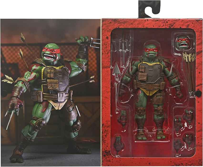 Teenage Mutant Ninja Turtles 7 Inch Action Figure Ultimate - Battle Damaged Raphael