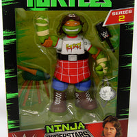 Teenage Mutant Ninja Turtles 6 Inch Action Figure WWE Collector Series - Michelangelo as Rowdy Roddy