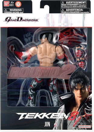Tekken 6 Inch Action Figure Game Dimensions - Jin Kazama