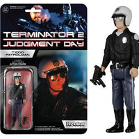 Terminator 2 Judgement Day 3.75 Inch Action Figure Reaction Series - T-1000 Patrolman Chase