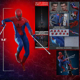 The Amazing Spider-Man 12 Inch Action Figure 1/6 Scale - Spider-Man Deluxe Version Hot Toys 9138182
