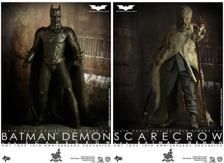 The Dark Knight 12 Inch Doll Figure Movie Masterpiece - Batman Demon & Scarecrow Box Set (Sub-Standard Packaging)