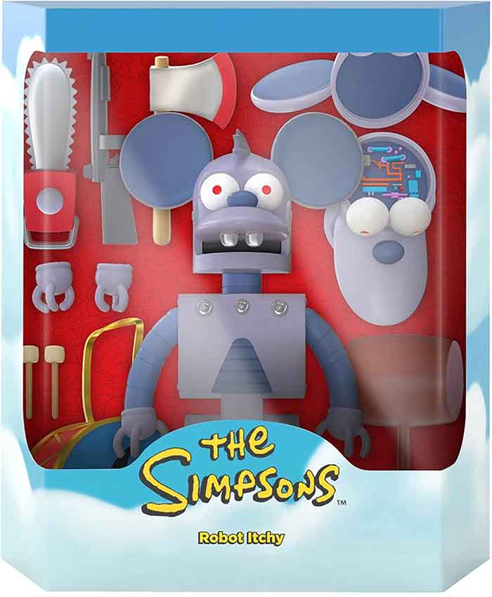 The Simpsons 7 Inch Action Figure Ultimates - Robot Itchy