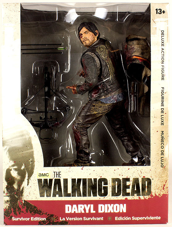 The Walking Dead 10 Inch Action Figure TV Deluxe Series - Bloody Daryl Dixon Deluxe