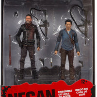 The Walking Dead TV Series 5 Inch Action Figure 2-Pack - Negan & Glenn (Shelf Wear Packaging)