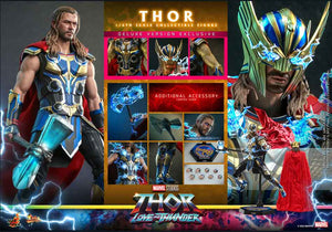 Thor Love and Thunder 12 Inch Action Figure 1/6 Scale Deluxe - Thor Hot Toys 9113092