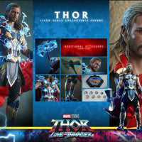 Thor Love and Thunder 12 Inch Action Figure 1/6 Scale - Thor Hot Toys 911309