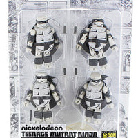 Teenage Mutant Ninja Turtles 2 Inch Mini Figures Minimates - Minimates Mirage Black & White 4 Figure Set SDCC 2015