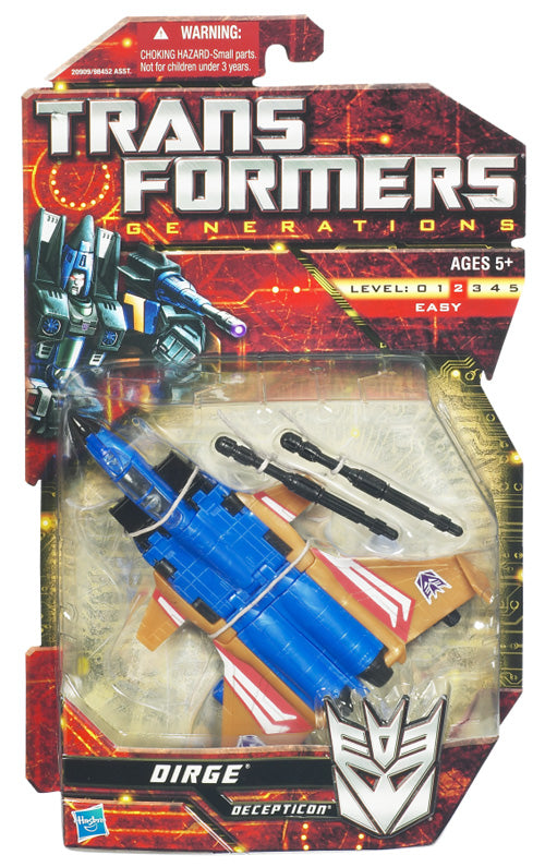 Tranformers Generations 6 Inch Action Figure Deluxe Class (2010 Wave 4) - Dirge