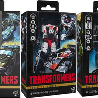 Transformers Age Of The Primes 6 Inch Action Figure Deluxe Class (2025 Wave 2) - Set of 3 (Alchemist - Crasher - Vortex)