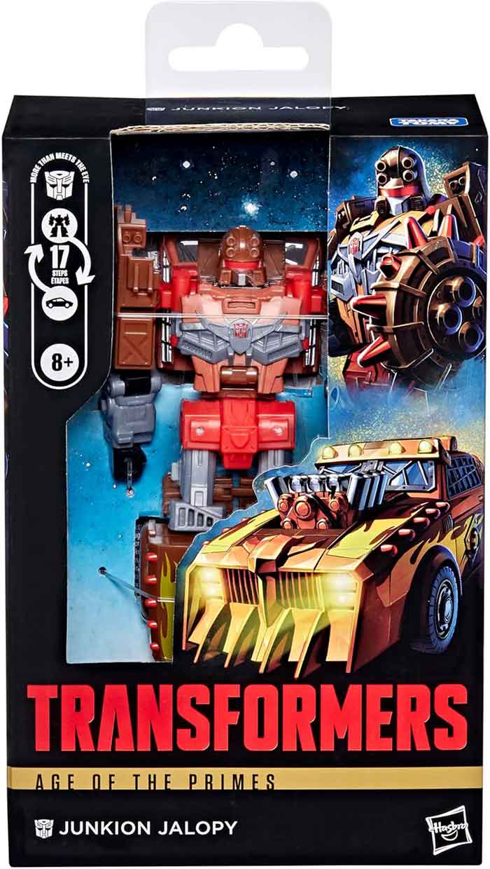 Transformers Age Of The Primes 6 Inch Action Figure Deluxe Class (2026 Wave 1) - Junkion Jalopy