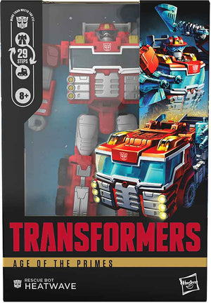 Transformers Age Of The Primes 7 Inch Action Figure Voyager Class (2025 Wave 2) - Heatwave