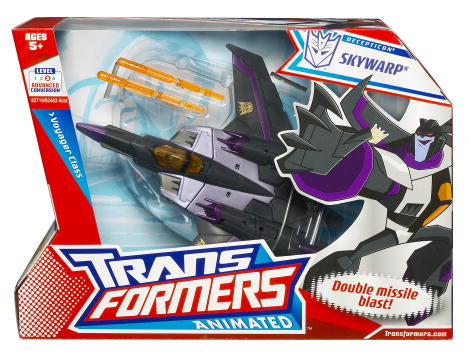 Transformers Animated Action Figure Voyager Class Wave 5 (2009 Wave 1): Skywarp