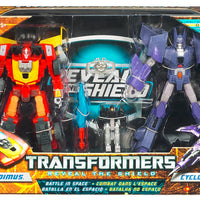 Transformers Battle in Space 6 Inch Action Figure Deluxe Class 2-Pack - Rodimus vs Cyclonus