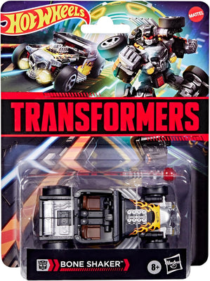 Transformers Collaborative Hot Wheels 5 Inch Action Figure Deluxe Class - Bone Shaker