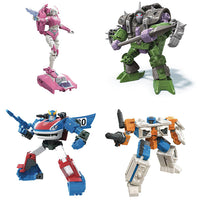 Transformers Earthrise War For Cybertron 6 Inch Figure Deluxe Class - Set of 4 (Allicon - Arcee - Airwave - Smokescreen)