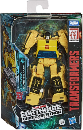 Transformers Earthrise War For Cybertron 6 Inch Action Figure Deluxe Class - Sunstreaker Reissue