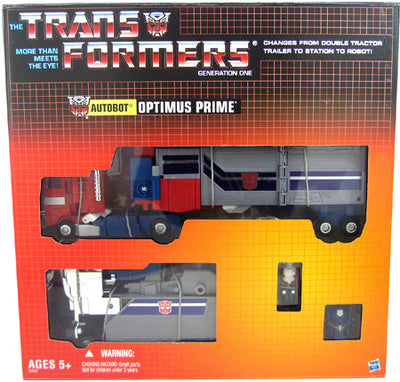 Transformers Generation 1 6 Inch Action Figure Commenmorative Series 2 - Powermaster Optimus Prime w/ Apex Armor