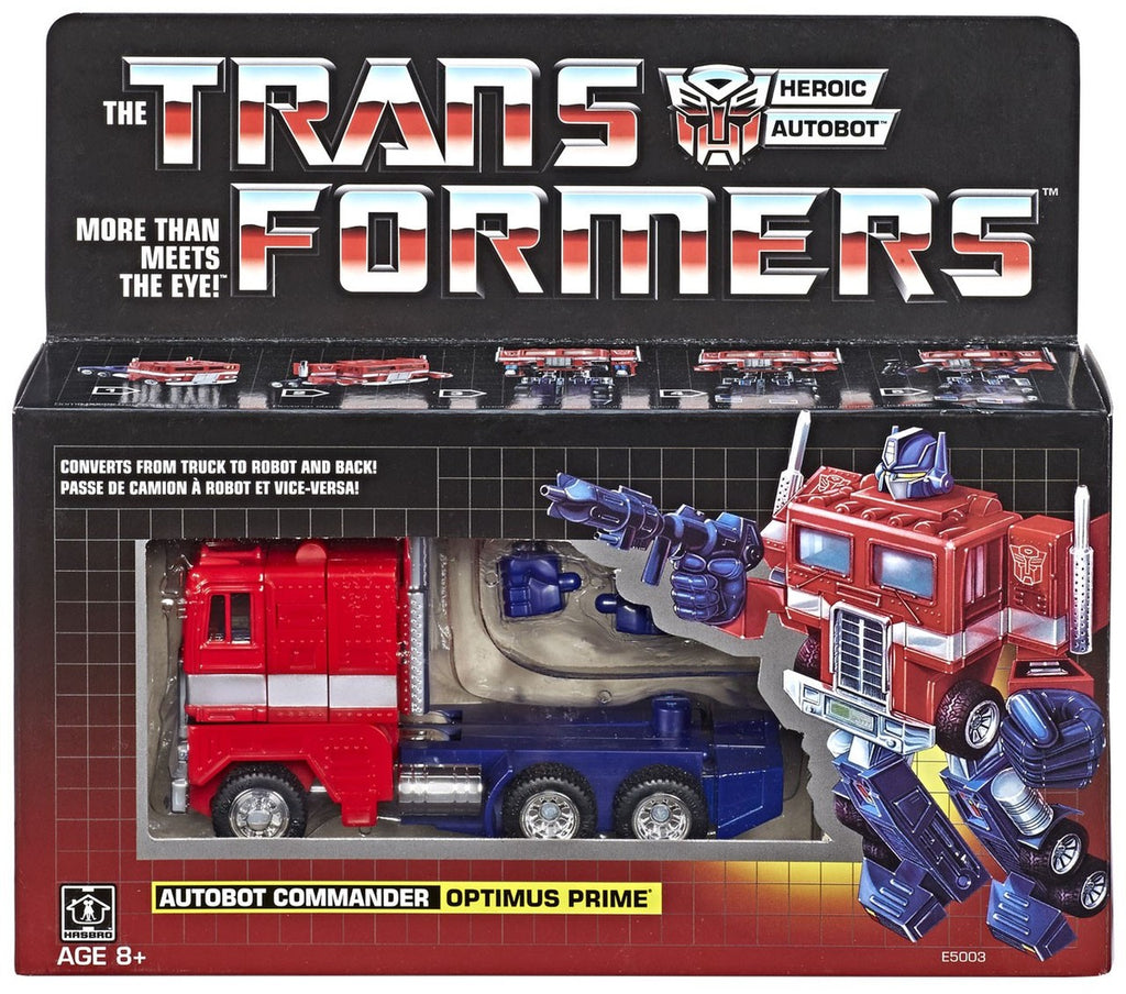 Transformers Generation One 6 Inch Action Figure 2018 Reissue Series - Optimus Prime (Sub-Standard Packaging)