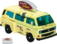 Transformers Generations Collaborative 6 Inch Action Figure Stranger Things Deluxe Class - Surfer Boy Pizza