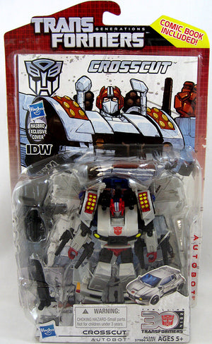 Transformers Generations 6 Inch Action Figure Deluxe Class Wave 10 - Crosscut (G1)