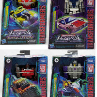 Transformers Legacy Evolution 6 Inch Action Figure Deluxe Class Wave 4 - Set of 4 (Break - Needle - Hot Shot - Scrap)