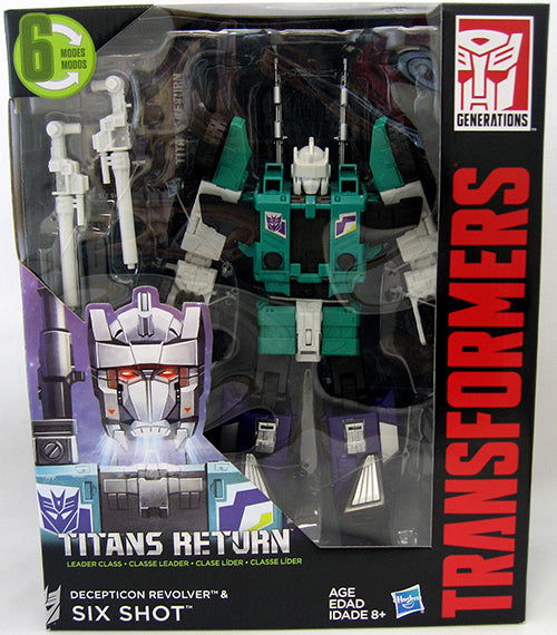 Transformers Generations Titans Return 8 Inch Action Figure Leader Class - Six Shot