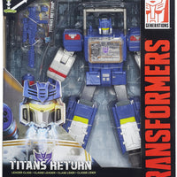 Transformers Generations Titans Return 8 Inch Action Figure Leader Class - Soundwave
