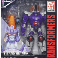 Transformers Generations Titans Return 8 Inch Action Figure Voyager Class - Galvatron with Nucleon