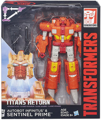 Transformers Generations Titans Return 8 Inch Action Figure Voyager Class - Sentinel Prime