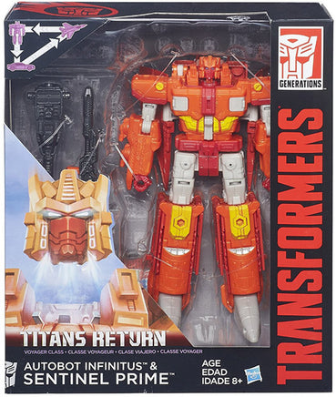 Transformers Generations Titans Return 8 Inch Action Figure Voyager Class - Sentinel Prime