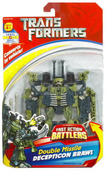 Transformers Hasbro Movie Fast Action Battlers Action Figures: Double Missile Decepticon Brawl