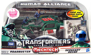 Transformers Dark of the Moon 6 Inch Action Figure Human Alliance - Roadbuster & Sergeant Recon (Japanese Version)