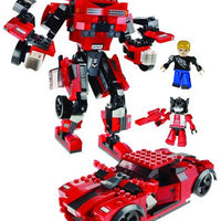 Transformers Kre-O 220 Pieces Lego Style Action Figure Deluxe Set - Sideswipe