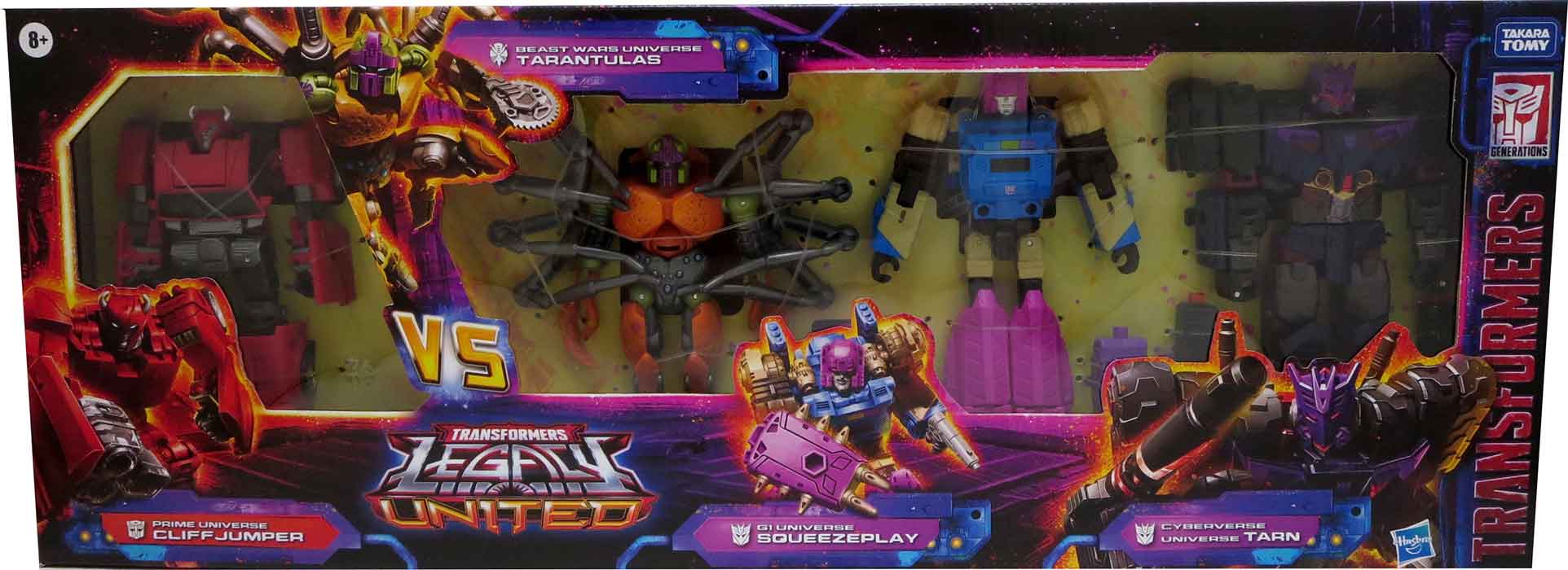 トランスフォーマー　プレイセット　フィギュア Transformers Legacy United Vs Multipack 6 Inch Action Figure Box