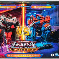 Transformers Legacy United 7 Inch Action Figure Voyager Class Exclusive - Fractured Friendship 2-Pack