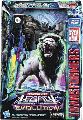 Transformers Legacy Evolution 7 Inch Action Figure Voyager Class Wave 6 - Nemesis Leo Prime Black Version