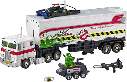 Transformers Masterpiece 10 Inch Action Figure Box Set Ghostbusters Exclusive - Optimus Prime MP-10G Ecto-35 SDCC 2019